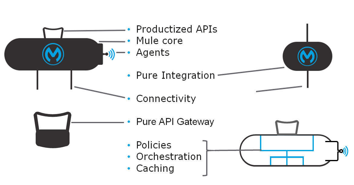 Mule Runtime 是 Anypoint Platform 的引擎，也是业界唯一将遗留系统、SaaS 应用和 API 之间的数据和应用集成结合起来的运行时。